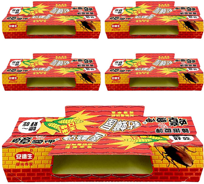 蟑愛呷 安德生 黏蟑屋 玉米 10個, 5盒