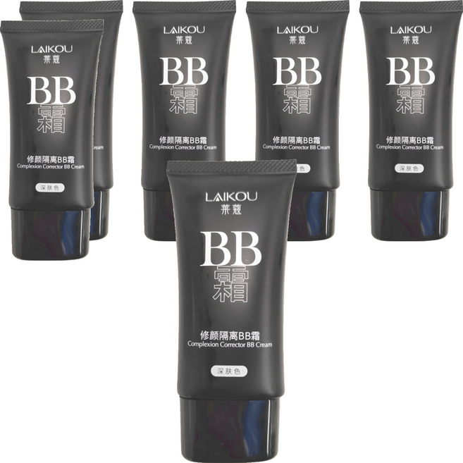 LAIKOU 萊蔻 多效修護隔離BB霜 50g, 深膚色, 6條