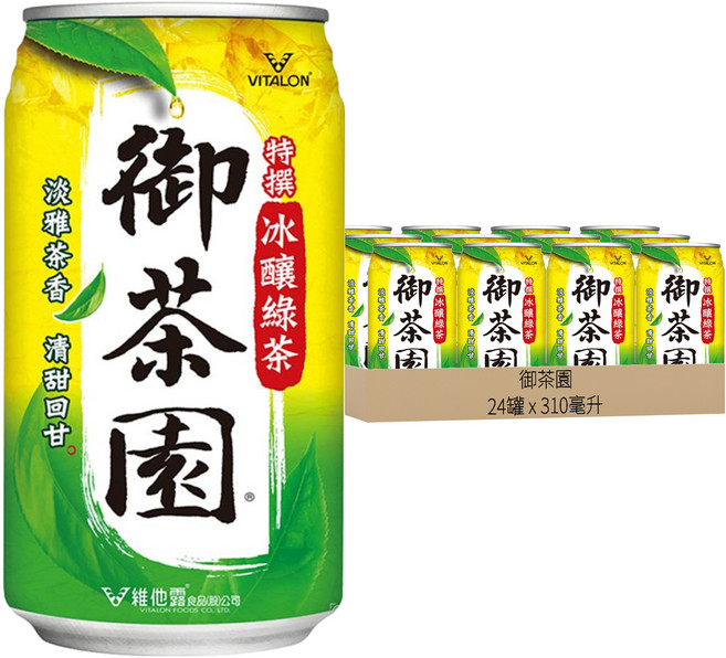 御茶園 特撰冰釀綠茶, 310毫升, 24罐