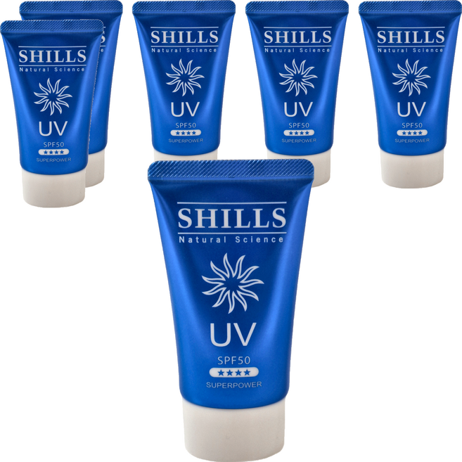 SHILLS 舒兒絲 Superpower SPF50 防曬凝乳 40ml, 6件