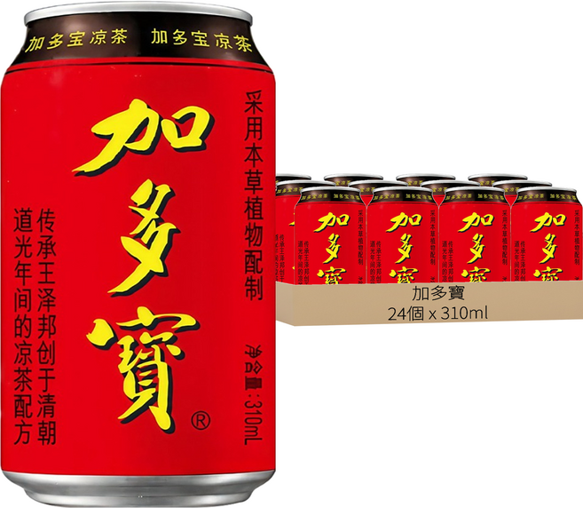 加多寶 涼茶, 310ml, 24罐