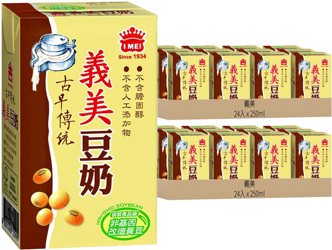 義美 豆奶, 250ml, 48入