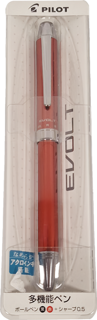 PILOT 百樂 EVOLT 2 + 1多功能筆, 紅色, 1支