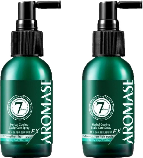 AROMASE 艾瑪絲 草本強健養髮精華液EX 有涼, 2個, 40ml