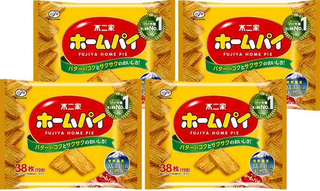 FUJIYA 不二家 奶油風味千層派, 190g, 4袋