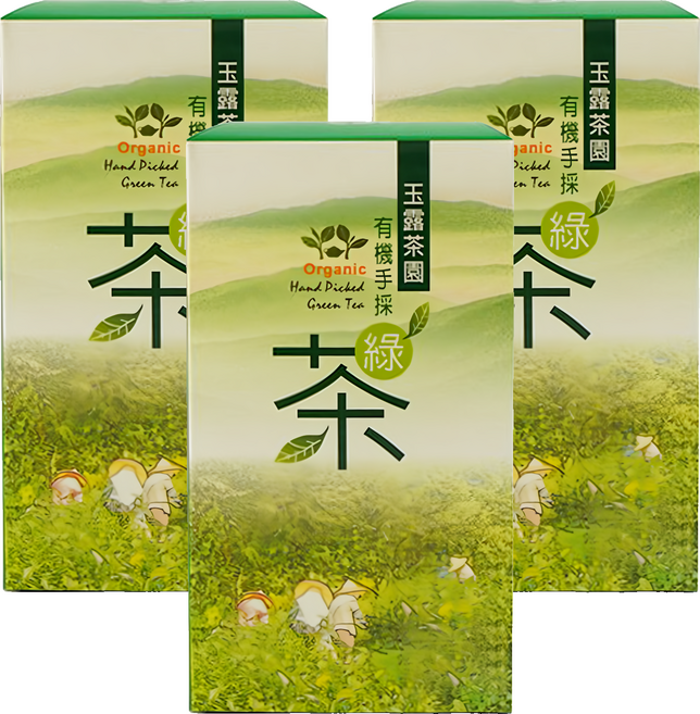 玉露茶園 有機手採玉露綠茶, 150g, 1盒, 3盒