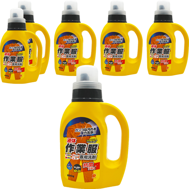 第一石鹼 Laundry Club 工作服專用清潔劑, 800g, 6瓶