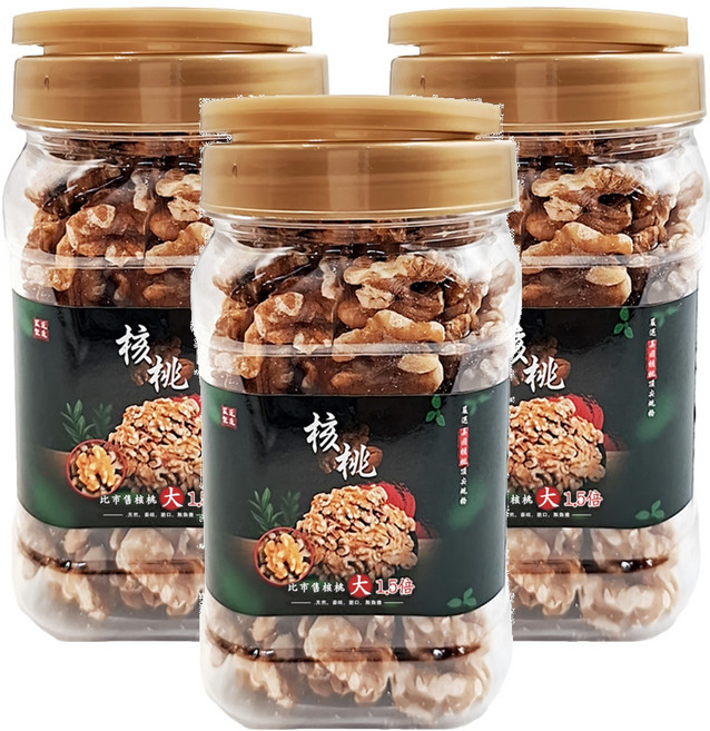 品鮮生活 核桃, 300g, 3罐