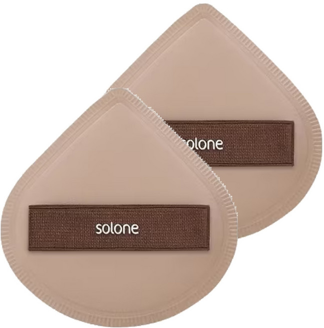Solone 台灣公司貨 彈力訂製舒芙蕾海綿 加大款, 可可色, 2個