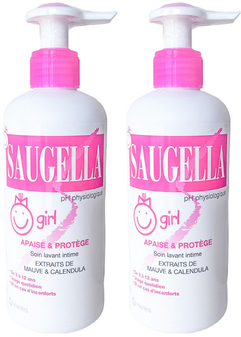 SAUGELLA 賽吉兒 潔浴凝露 少女型, 2個, 200ml