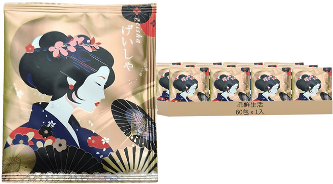 品鮮生活 藝伎莊園嚴選濾掛咖啡, 6g, 1入, 60包