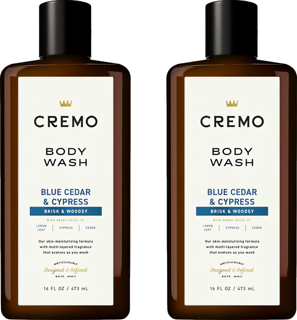 CREMO 雪松柏樹 沐浴露, 473ml, 2瓶