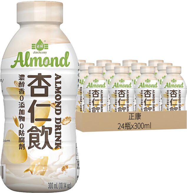 正康 Jacksoy 杏仁飲, 300ml, 24瓶