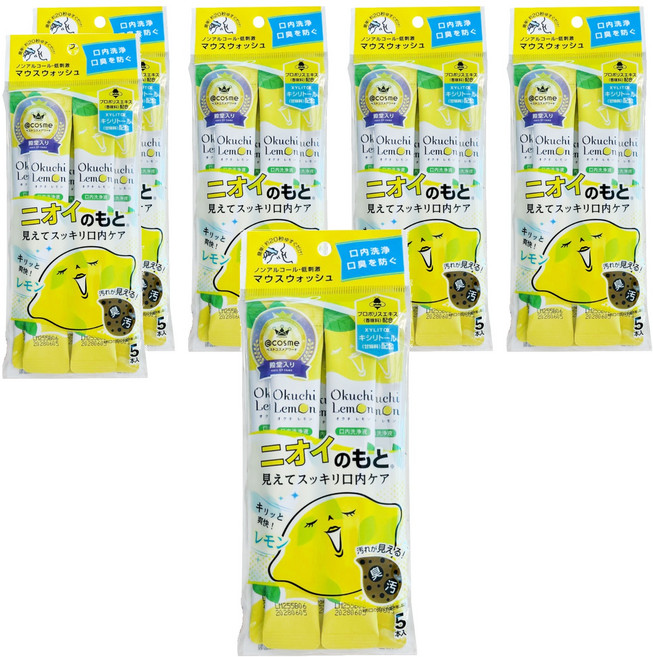 Bitatto Okuchi 清新蜂膠除菌漱口水 清新檸檬, 55ml, 6組