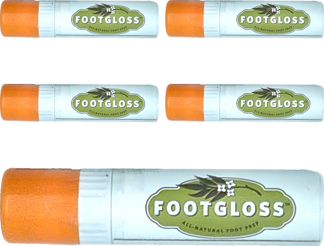 FOOTGLOSS 磨腳救星 護足霜, 7g, 1入, 5瓶