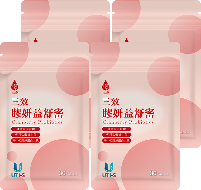 Tsuie 日濢 三效膠妍益舒密膠囊 380mg, 30顆, 1.5g, 4包