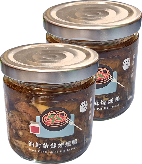 OR sauce 或者安醬 油封紫蘇煙燻鴨, 185g, 2罐