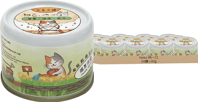 Neko 吶一口 全齡貓 機能主食罐, 24罐