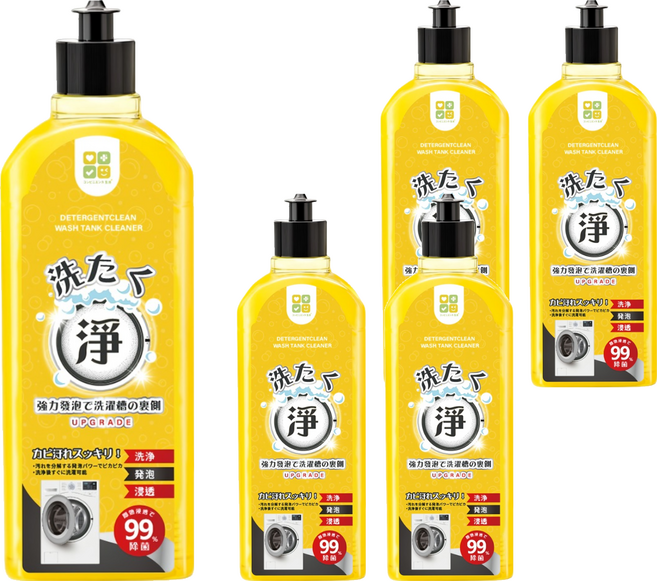 CLH 洗衣槽清潔除垢劑, 500ml, 5瓶
