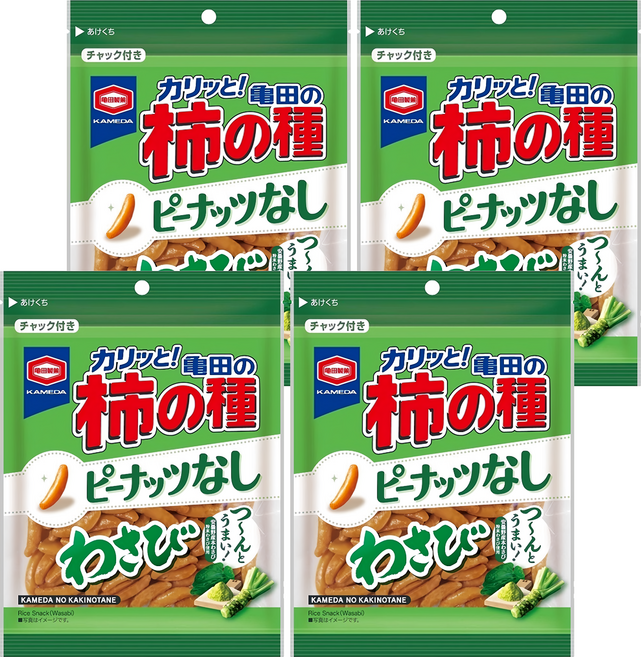 龜田製菓 柿之種 米果, 4包, 91g