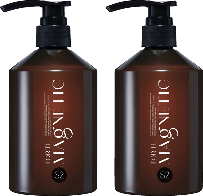 台塑生醫 FORTE Magnetic S2 柔順洗髮精, 2瓶, 500g