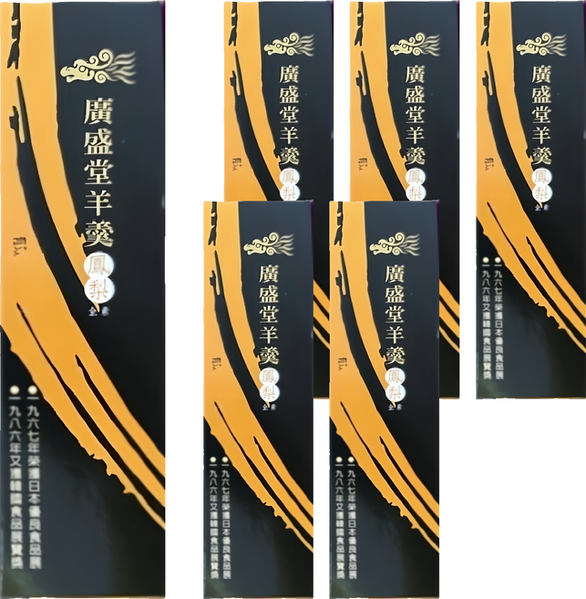 廣盛堂 鳳梨羊羹, 100g, 6入