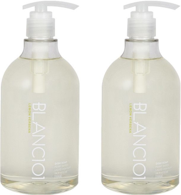 BLANC101 蔬果碗盤洗潔精 檸檬馬鞭草味, 720ml, 2瓶