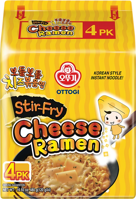 OTOKI 不倒翁 起司風味炒麵 120g, 4包