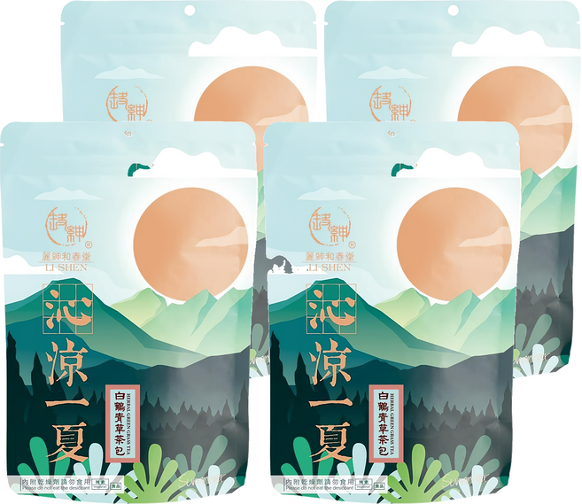 麗紳和春堂 阿涼白鶴青草茶包家庭號, 4袋