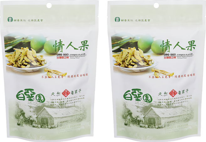 白堊園 情人果, 120g, 2包