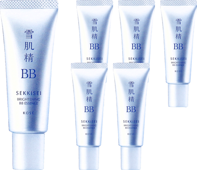 KOSE 高絲 SEKKISEI 雪肌精 水感BB裸妝蜜 SPF50+ PA++++, 01, 30g, 6條