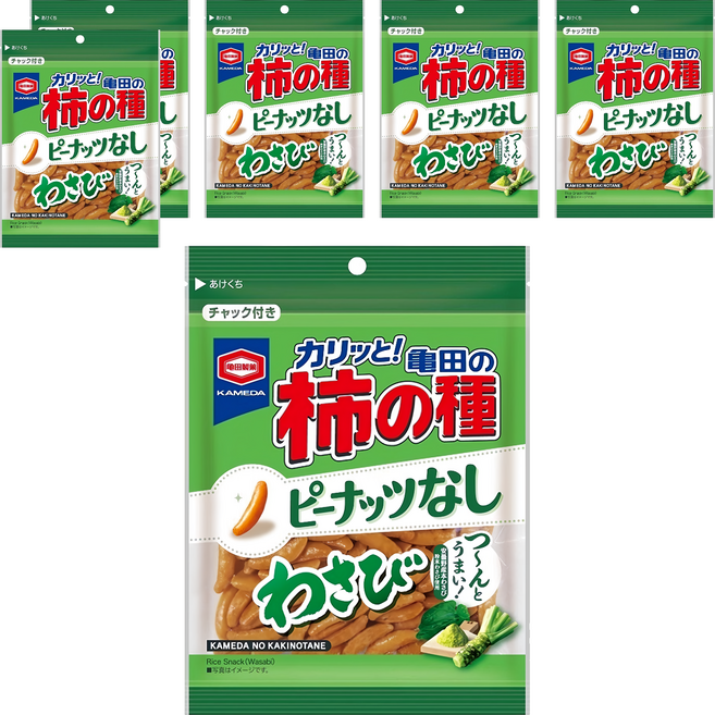 龜田製菓 柿之種 米果, 6包, 91g