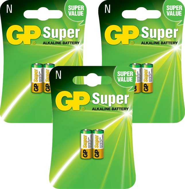 GP Batteries 超霸 Super 5號鹼性電池, 2顆, 3組