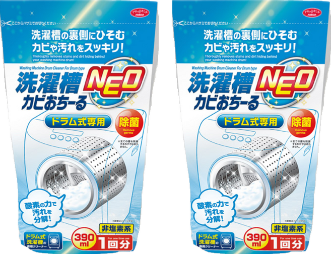 AIMEDIA 艾美迪雅 滾筒式洗衣槽清潔劑, 390ml, 2包