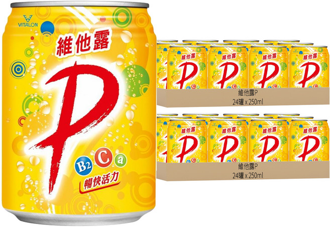 維他露P 汽水, 250ml, 48罐