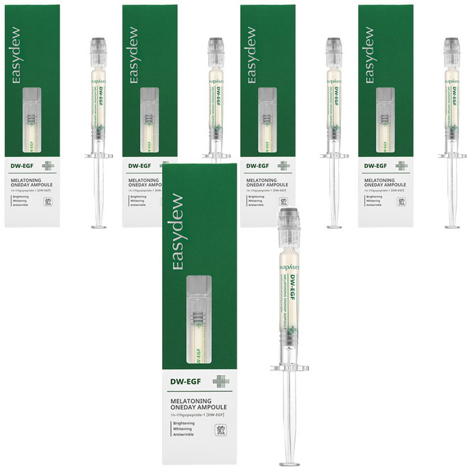 Easydew 台灣公司貨 DW-EGF 煥白修護安瓶, 5個, 1ml