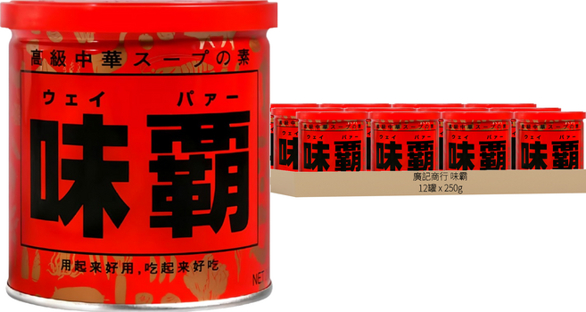廣記商行 味霸 調味料, 250g, 12罐