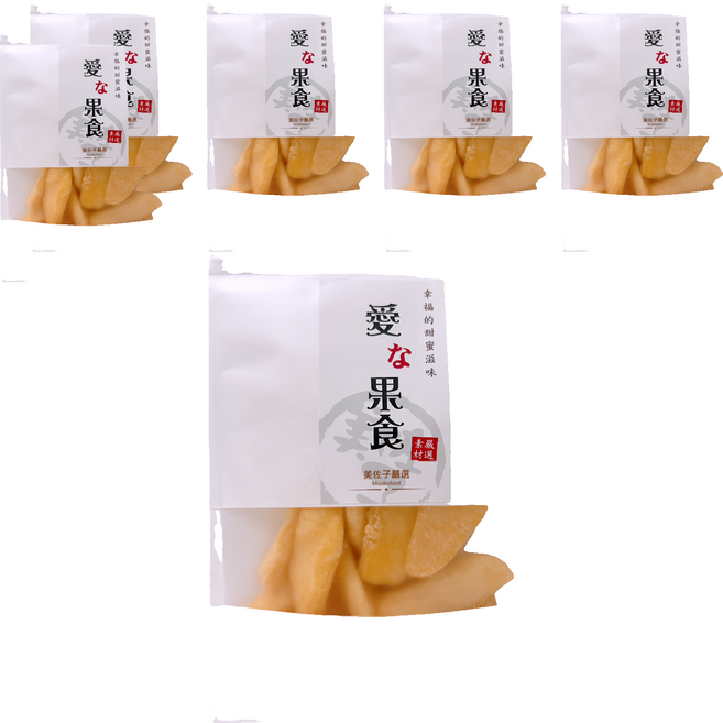 MISAKO 美佐子 嚴選果乾系列 香甜蘋果乾, 6包, 110g