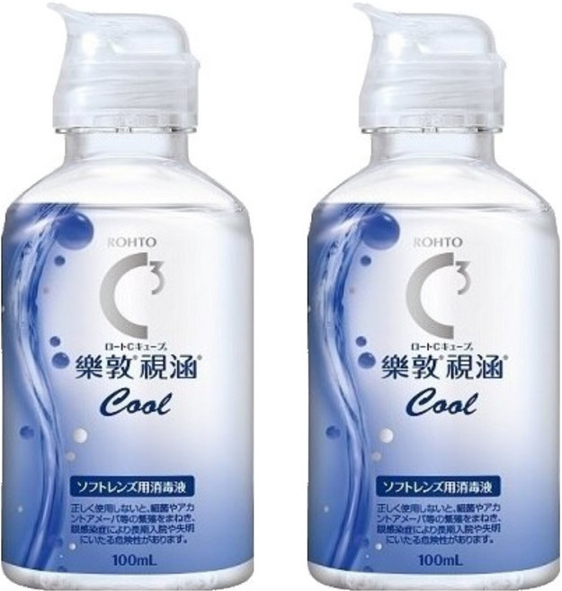 ROHTO 樂敦 視涵 水感多效保養液 清涼滋潤, 100ml, 2瓶