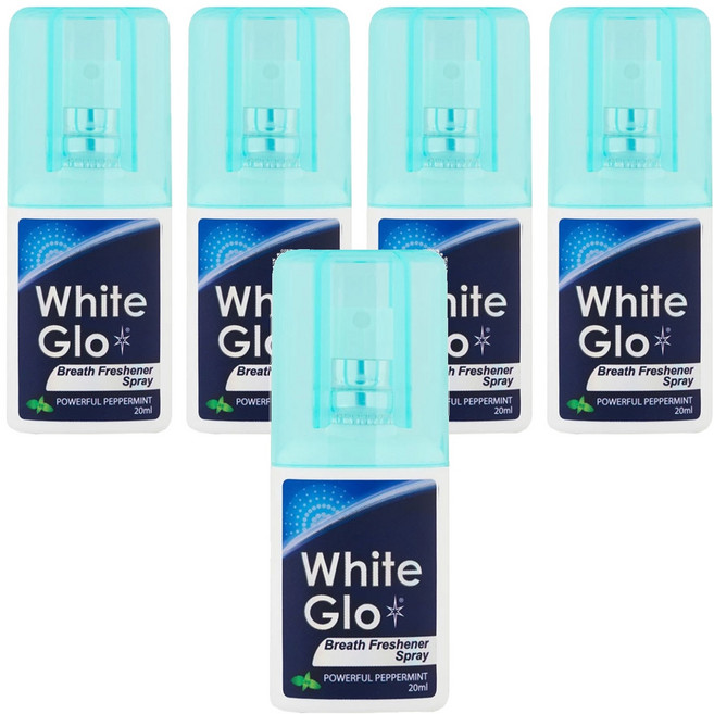 澳洲White Glo 口腔清新噴霧, 20ml, 5瓶