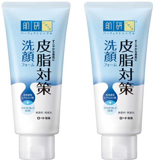 HADALABO 肌研 台灣公司貨 皮脂對策洗顏乳, 100g, 2條