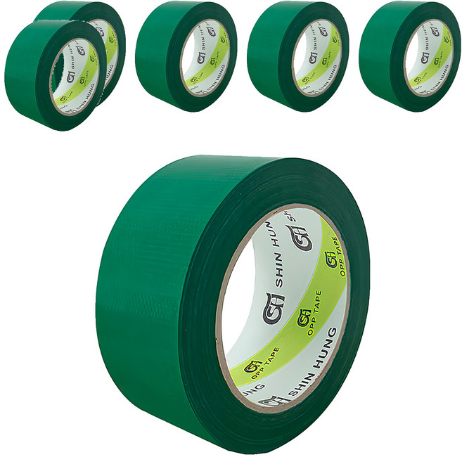 Shin Hung 國產布膠帶/大力膠帶, 藍色, 6個