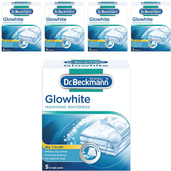 Dr.Beckmann 貝克曼博士 衣物超亮白洗劑, 200g, 5盒