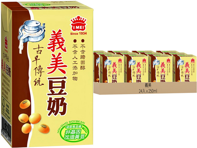 義美 豆奶, 250ml, 24入