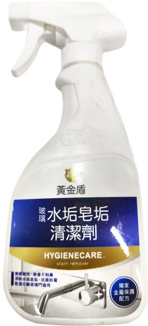 黃金盾 浴廁水垢皂垢清潔劑, 400ml, 1瓶