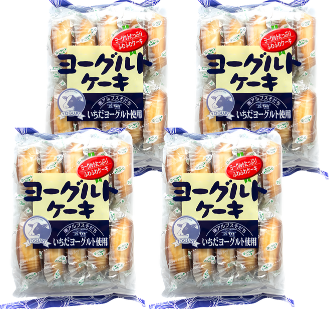 Shiawasedou 幸堂 優格蛋糕, 185g, 4袋
