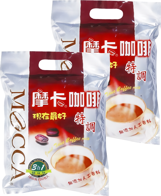 MOCCA 摩卡 特調咖啡, 16g, 30包, 2袋