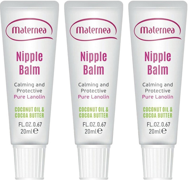 maternea 乳尖修護 羊脂膏, 20ml, 3條