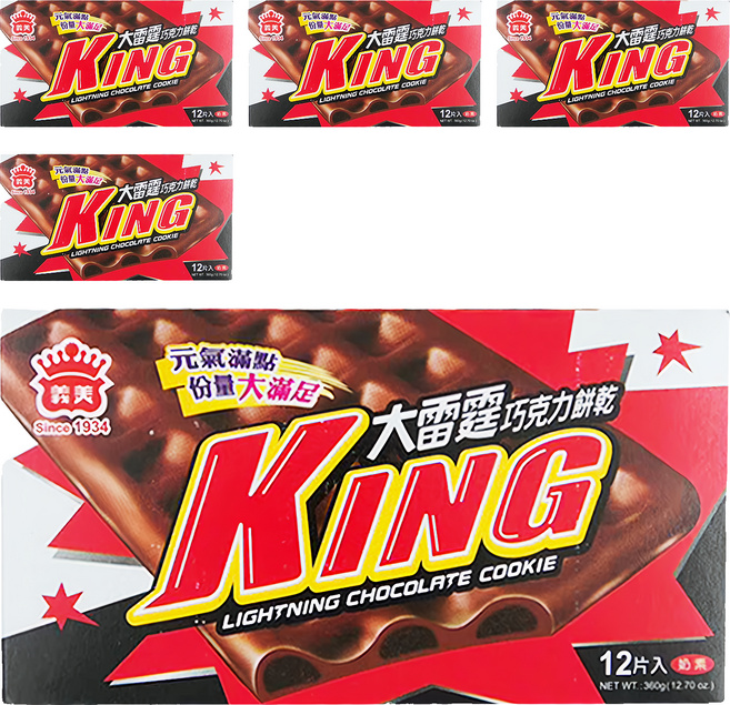 義美 大雷霆巧克力餅乾, 30g, 60包