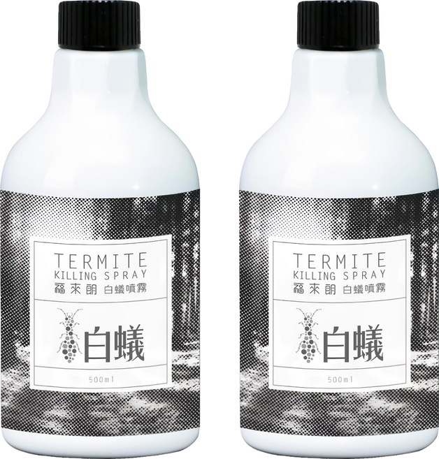 HUKUROU 福來朗 白蟻噴霧 補充瓶 500ml, 2瓶